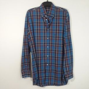 Paul and Shark Long Sleeve Shirt, Plaid, NWT